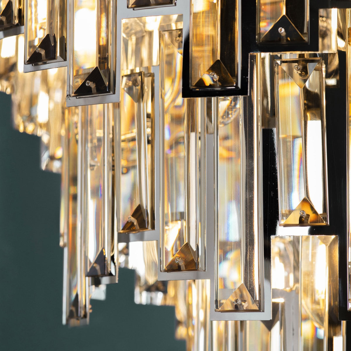 Viviana Twelve Light Pendant with Champagne Crystal