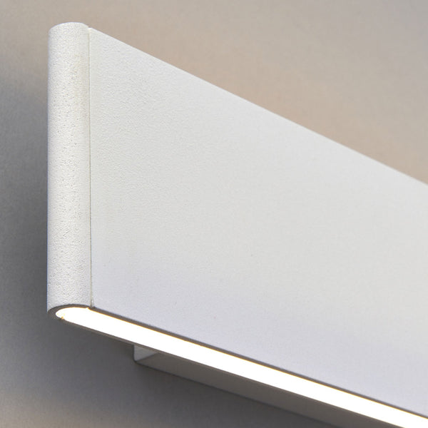 Bodhi 285mm LED Twin Wall Light in Textured Matt White