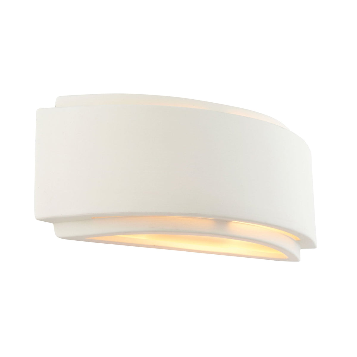 Gianna Unglazed Ceramic White Wall Light