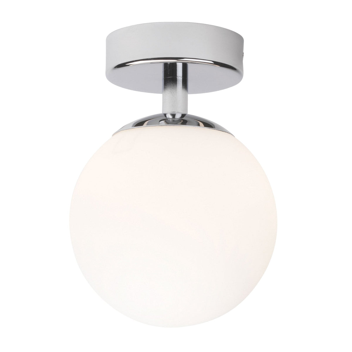 Denver IP44 Bathroom Ceiling Light in Polished Chrome