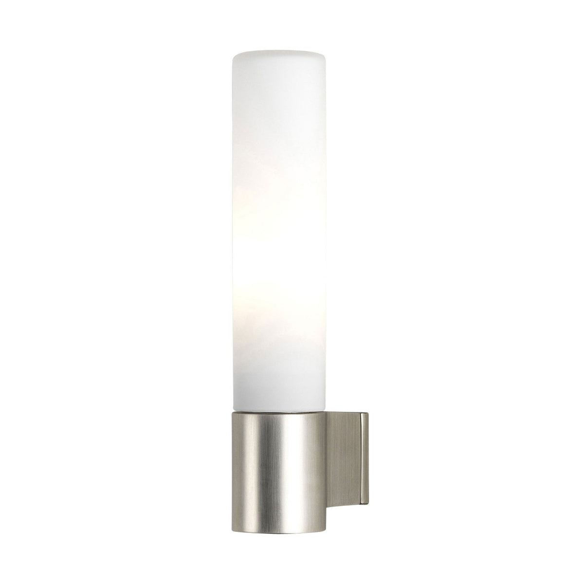 Bari IP44 Bathroom Wall Light in Matt Nickel