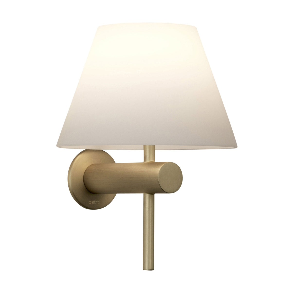 Roma IP44 Bathroom Wall Light in Matt Gold