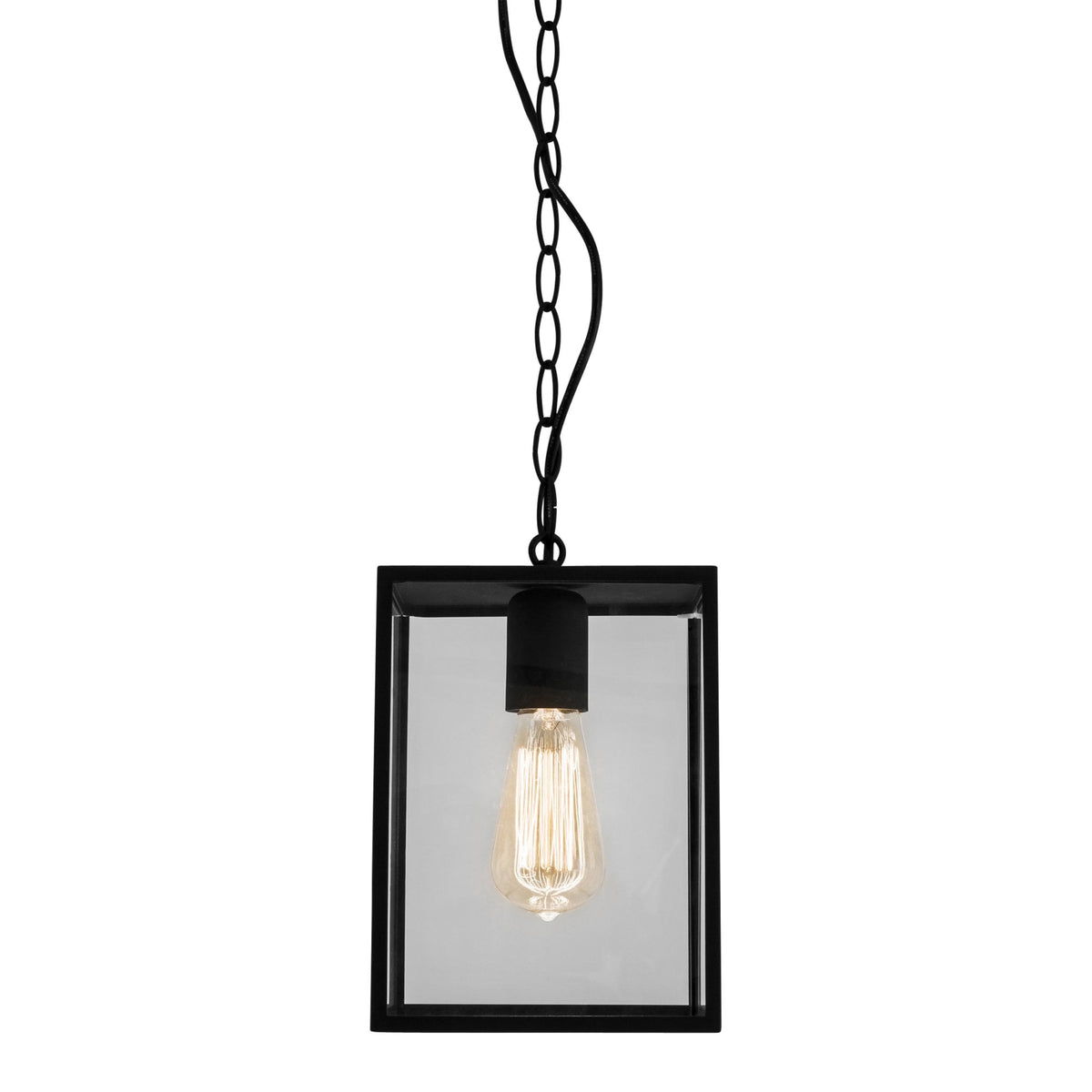Homefield 240 Exterior Pendant Light in Black