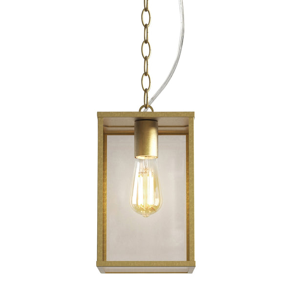 Homefield 240 Pendant in Natural Brass