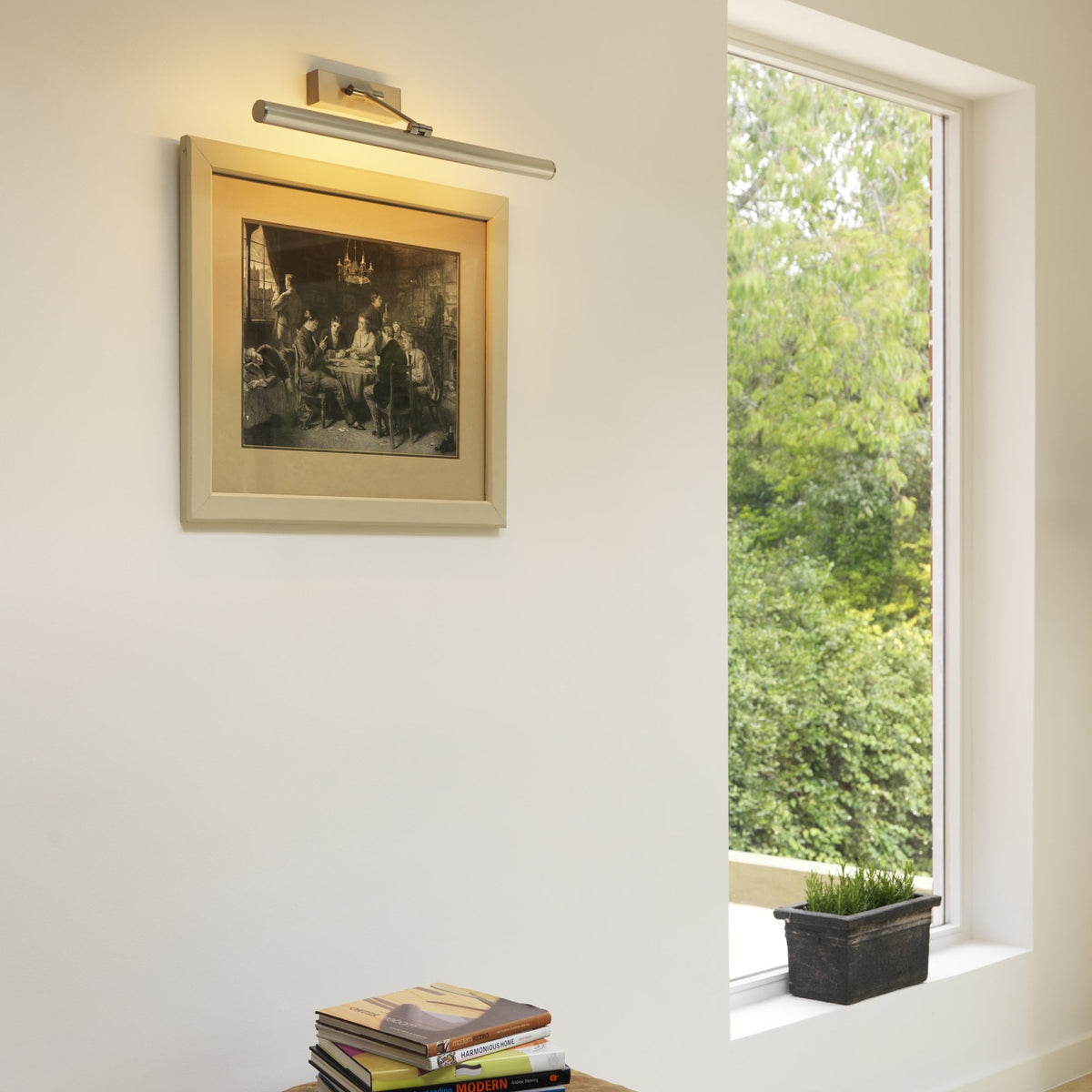 Goya 460 LED Antique Brass Picture Light