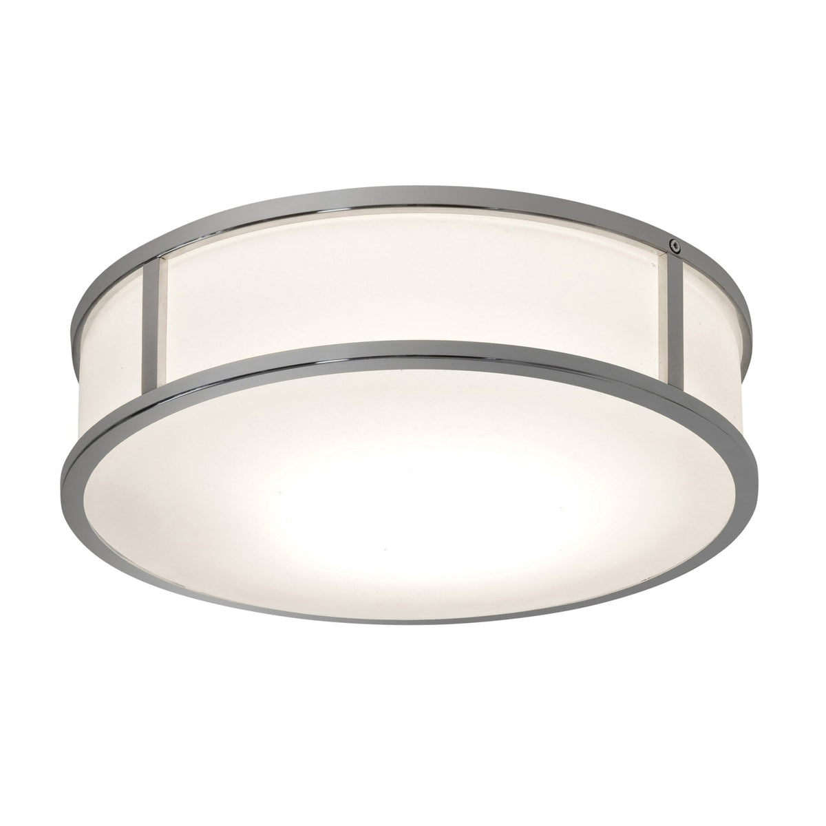 Mashiko Round 300 IP44 Ceiling Light in Chrome