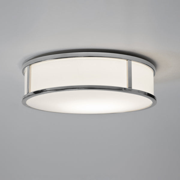 Mashiko Round 300 IP44 Ceiling Light in Chrome
