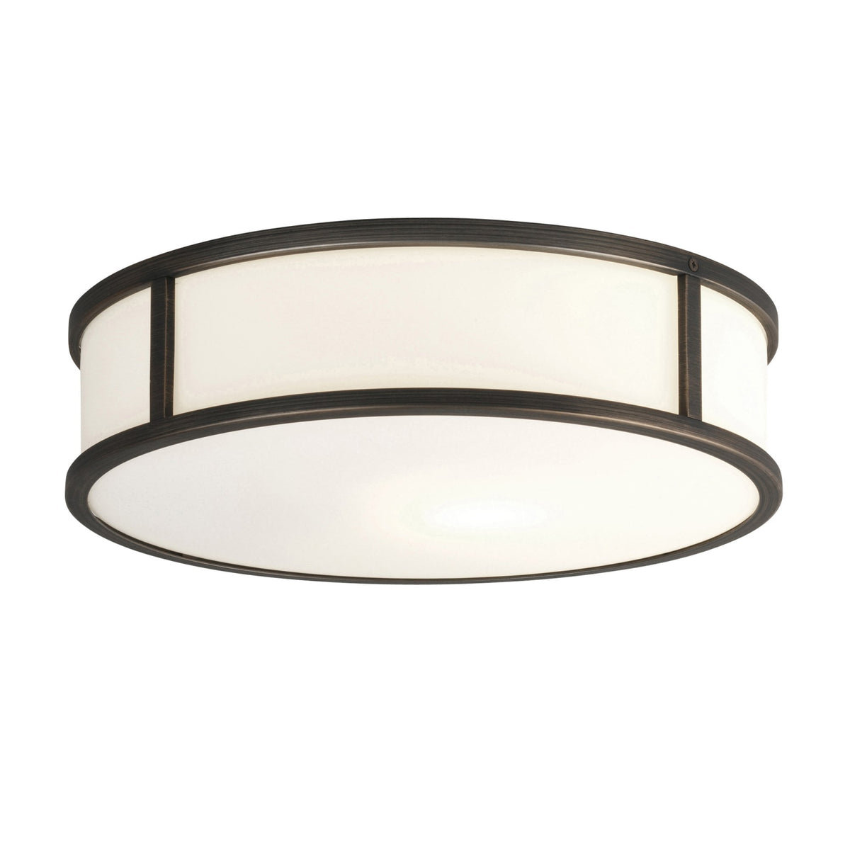 Mashiko Round 300 IP44 Ceiling Light in Bronze