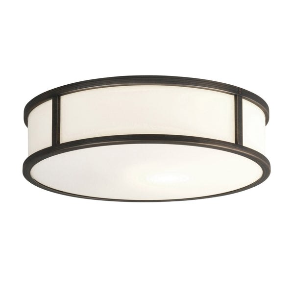 Mashiko Round 300 IP44 Ceiling Light in Bronze