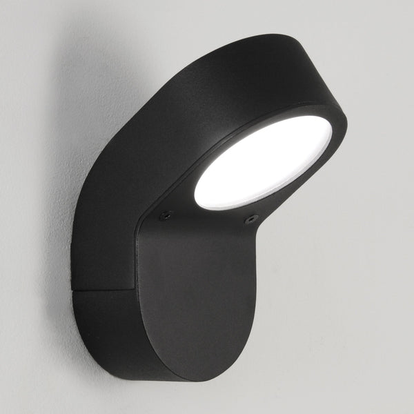 Soprano GX53 IP44 Exterior Wall Light in Black