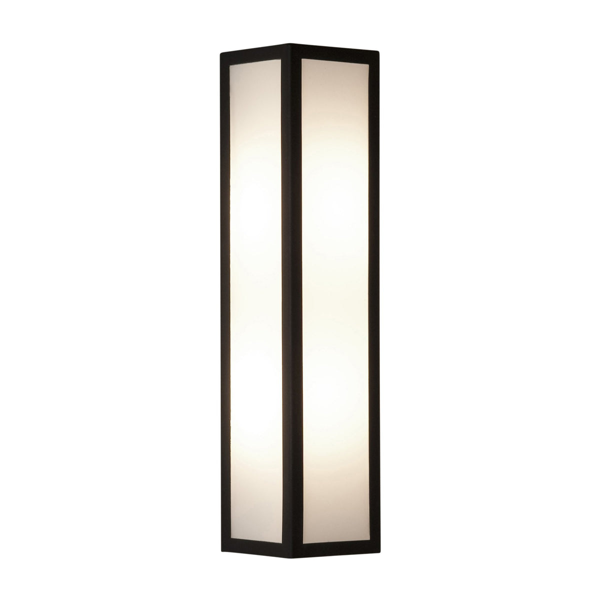 Salerno LED IP44 Exterior Wall Light in Textured Black