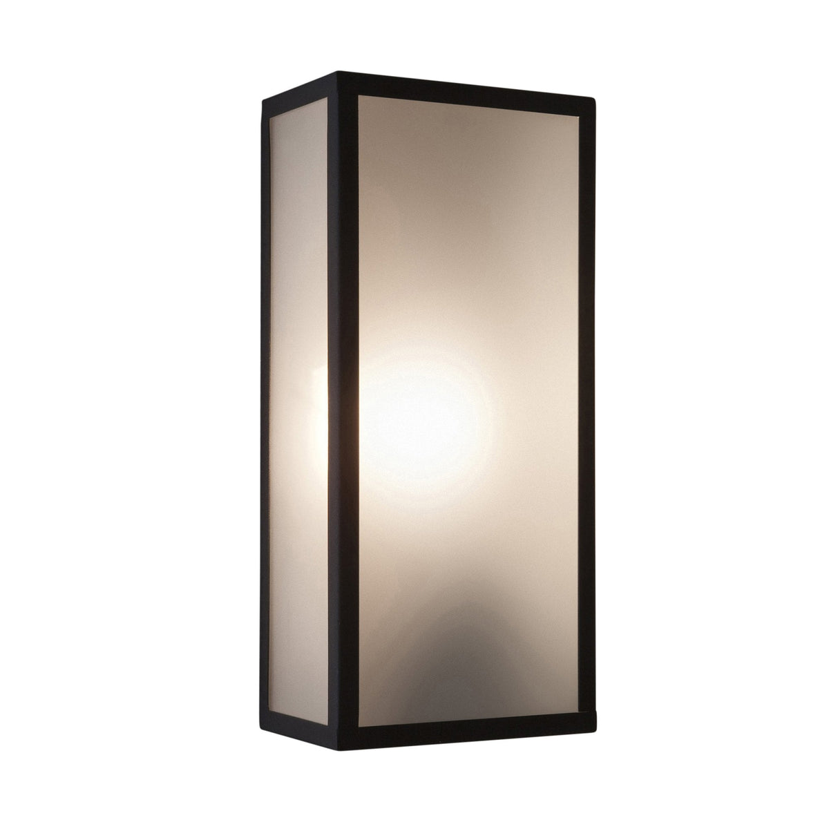 Messina Sensor PIR IP44 Exterior Wall Light in Black