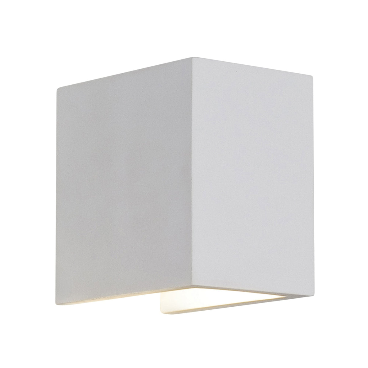 Parma 110 White Plaster Wall Light