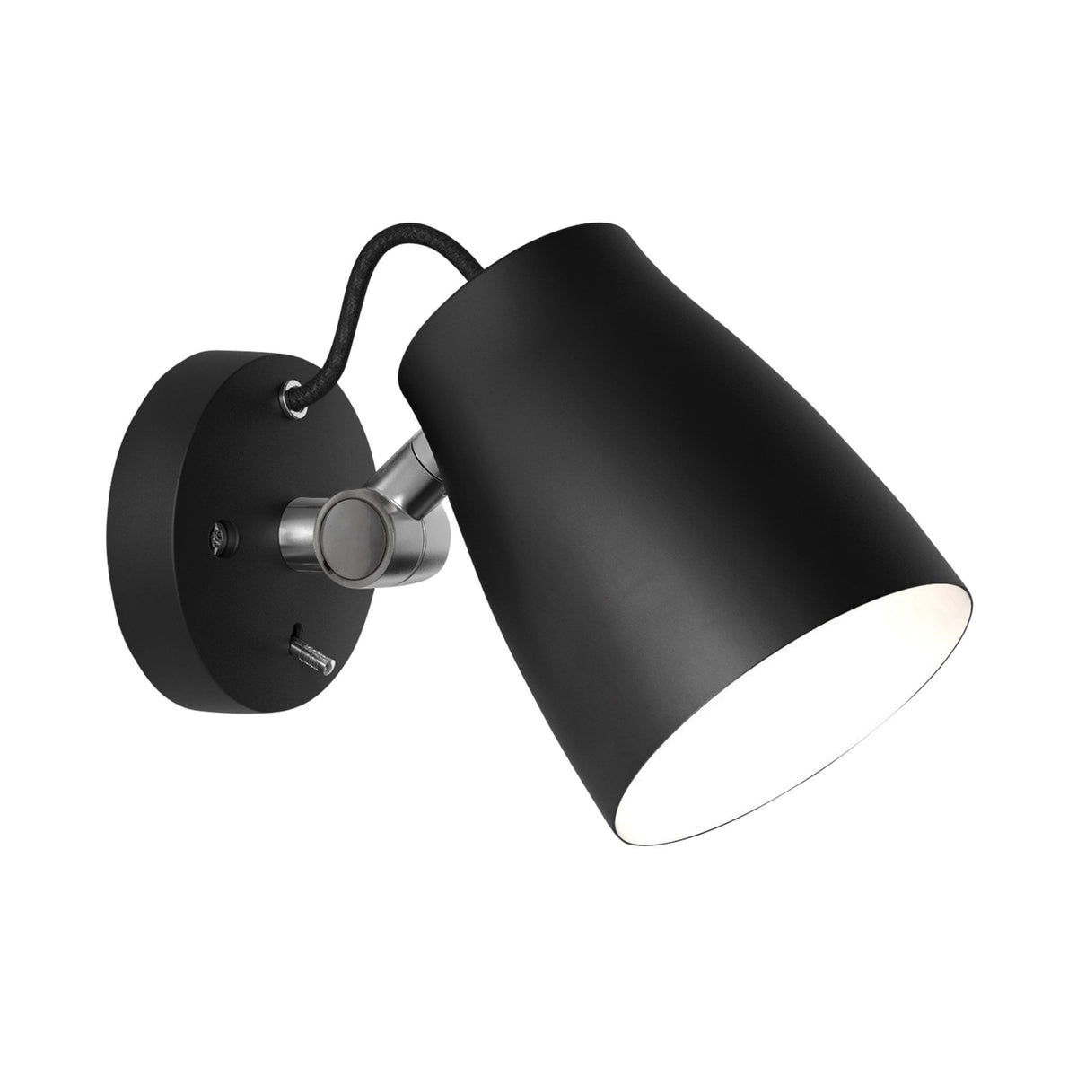 Atelier Adjustable Wall Light in Black