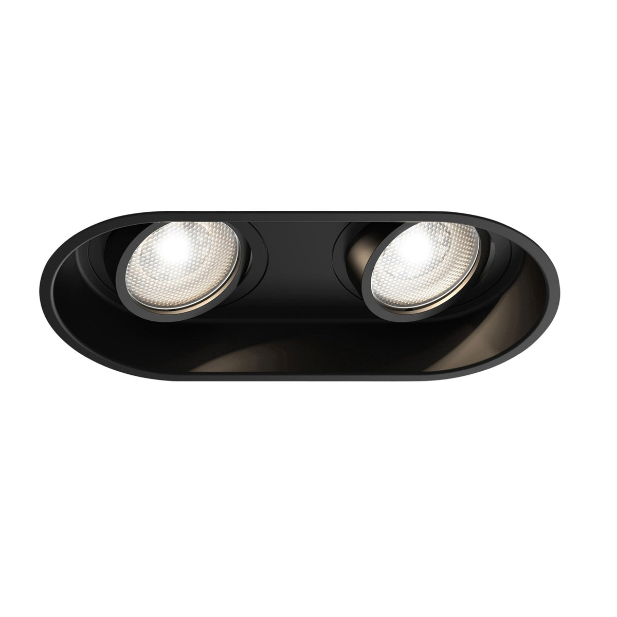 Minima Twin Adjustable Recessed Downlight in Black
