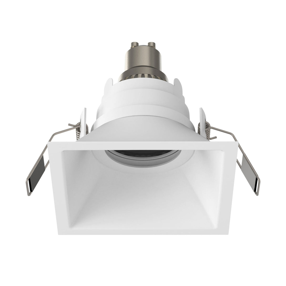 Minima Slimline Square Fixed Fire-Rated IP65 Downlight in Matt White