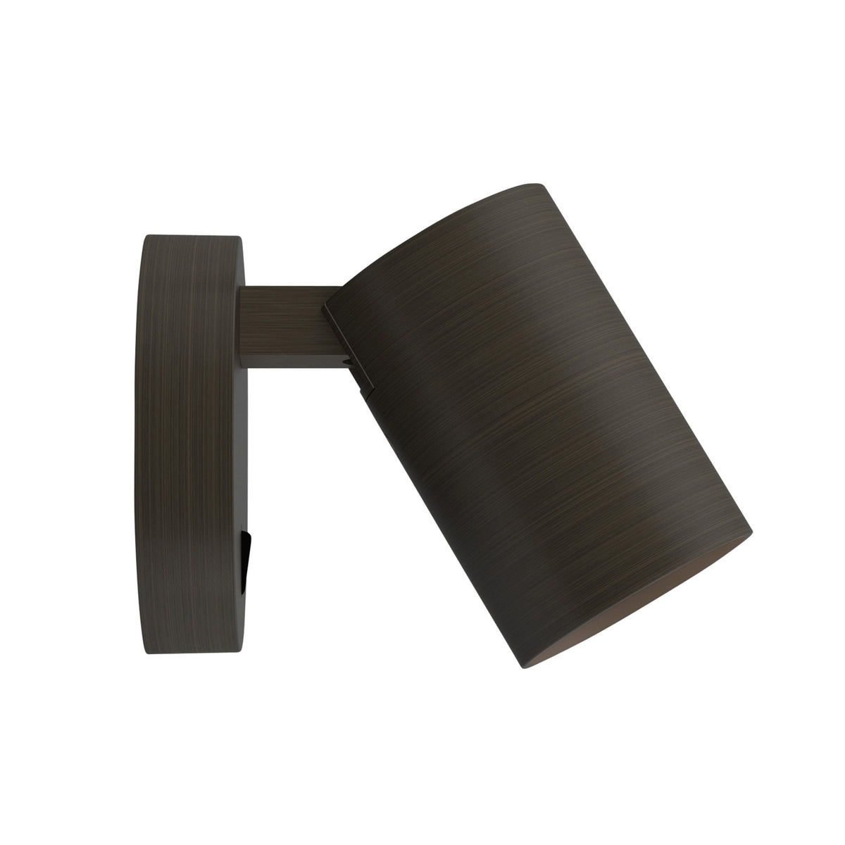 Ascoli Single Switched Spotlight in Bronze