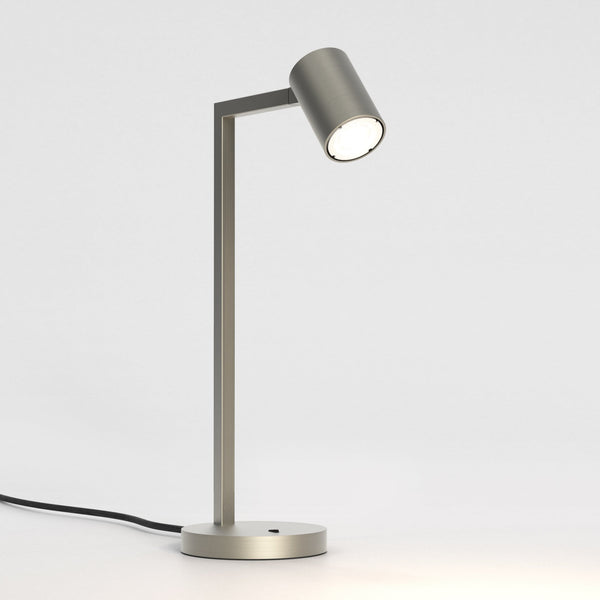 Ascoli Switched Desk Lamp in Matt Nickel