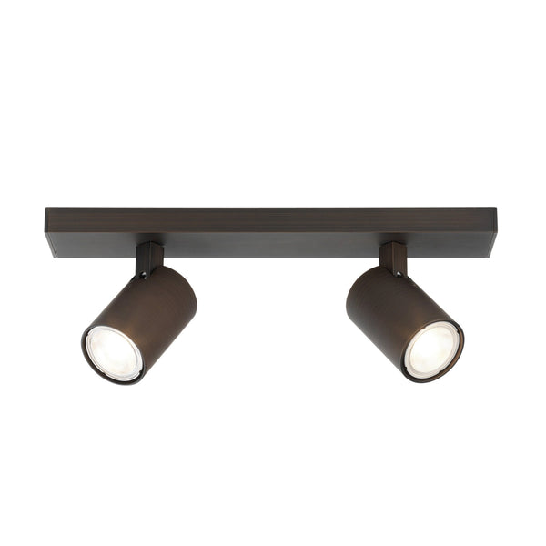 Ascoli Twin Spotlight in Bronze Effect