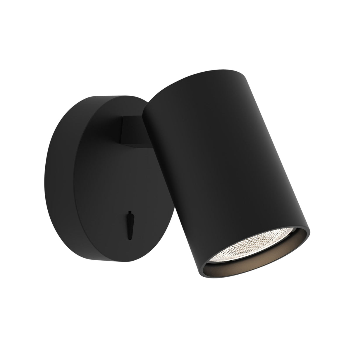 Ascoli Single Switched Spotlight in Matt Black