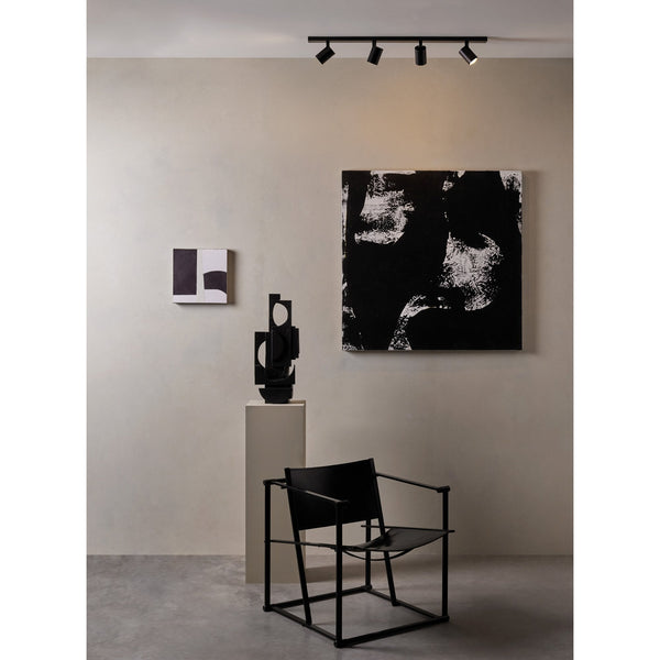 Ascoli Four Light Bar Spotlight in Matt Black