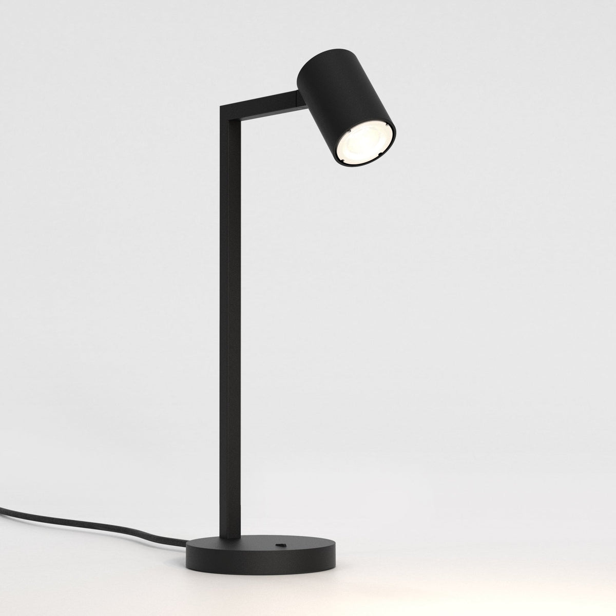 Ascoli Switched Desk Lamp in Matt Black