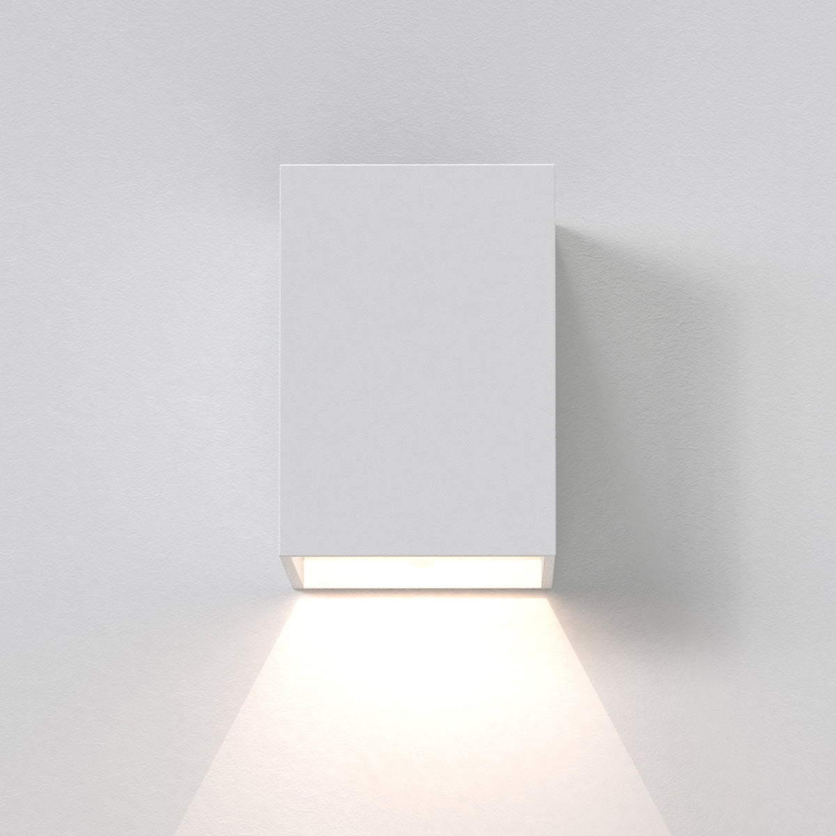 Oslo 100 LED IP65 Exterior Wall Light in White