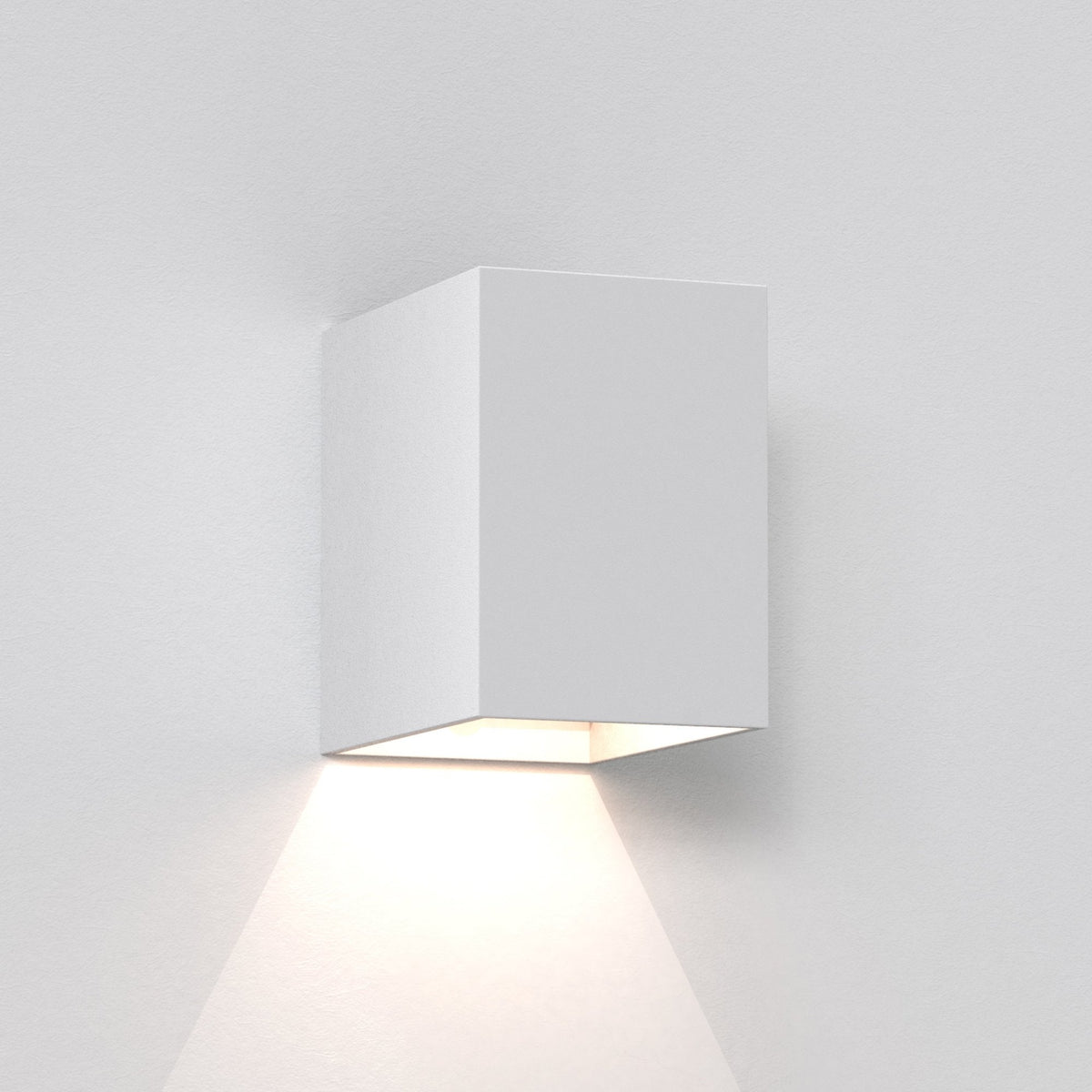 Oslo 100 LED IP65 Exterior Wall Light in White