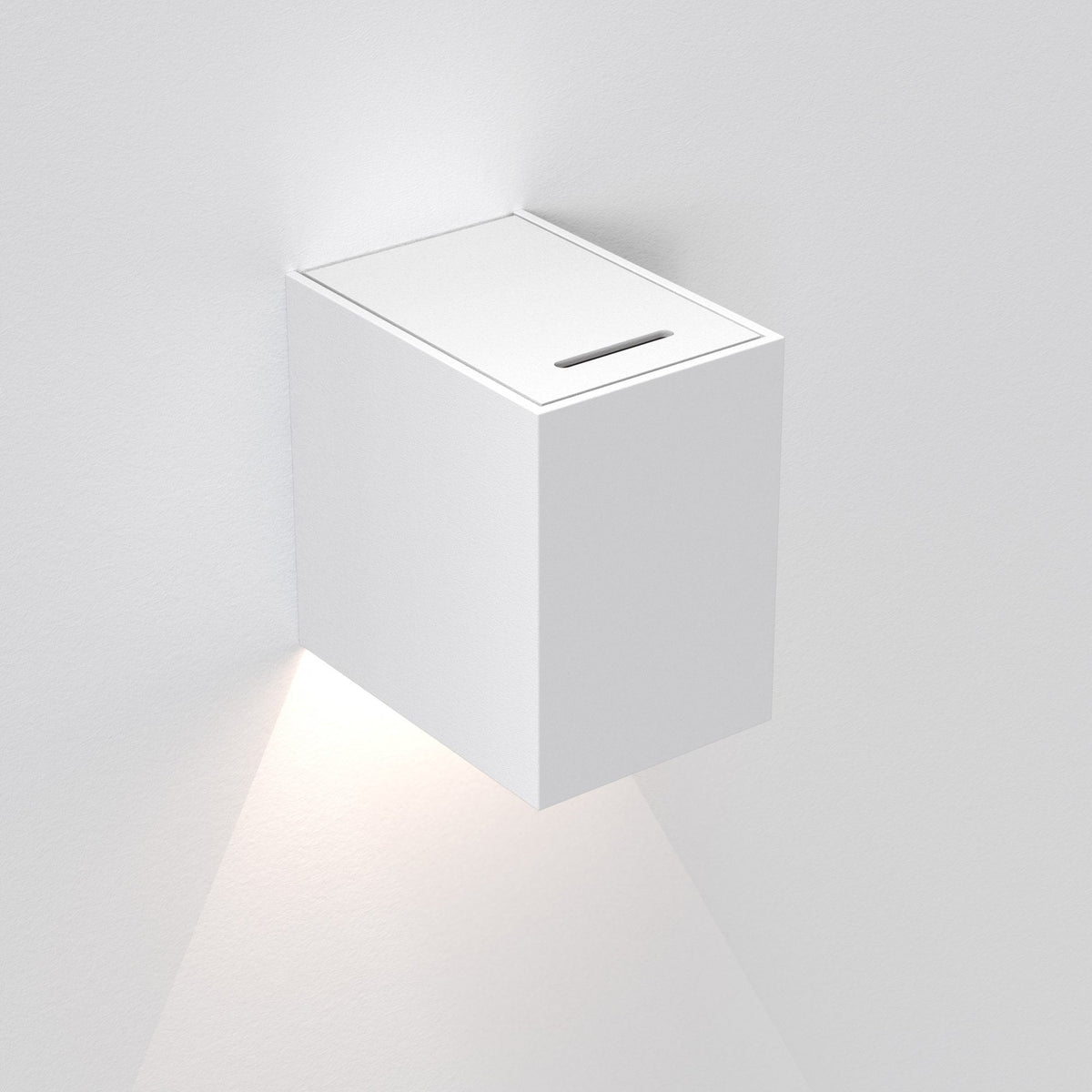 Oslo 100 LED IP65 Exterior Wall Light in White
