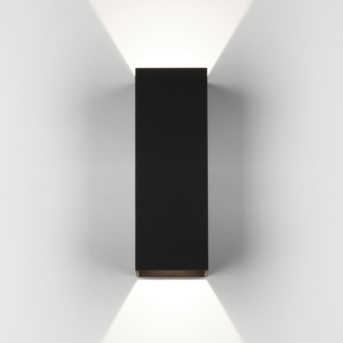 Oslo 255 LED IP65 Exterior Wall Light in Black
