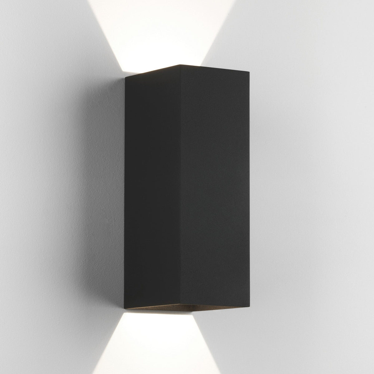 Oslo 255 LED IP65 Exterior Wall Light in Black