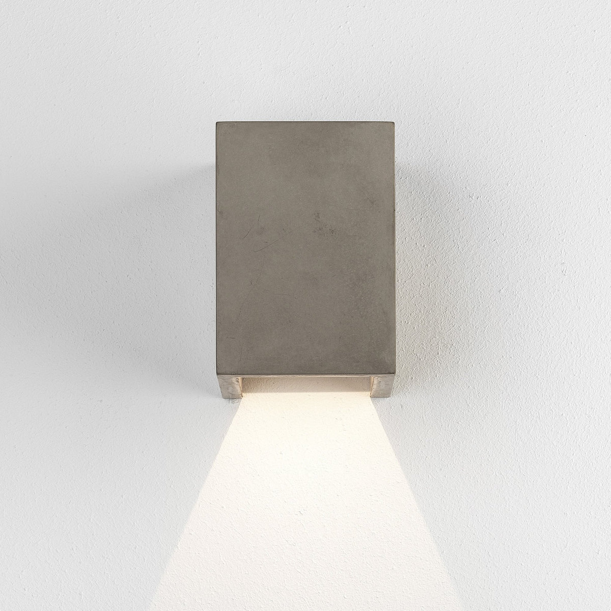 Oslo 120 LED IP65 Exterior Wall Light in Concrete