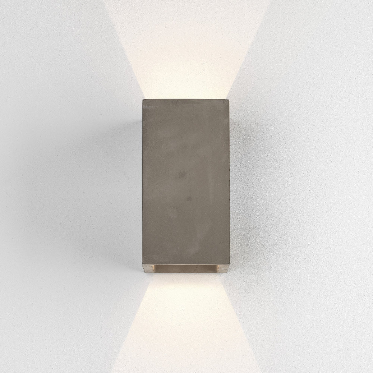 Oslo 160 LED IP65 Exterior Wall Light in Concrete