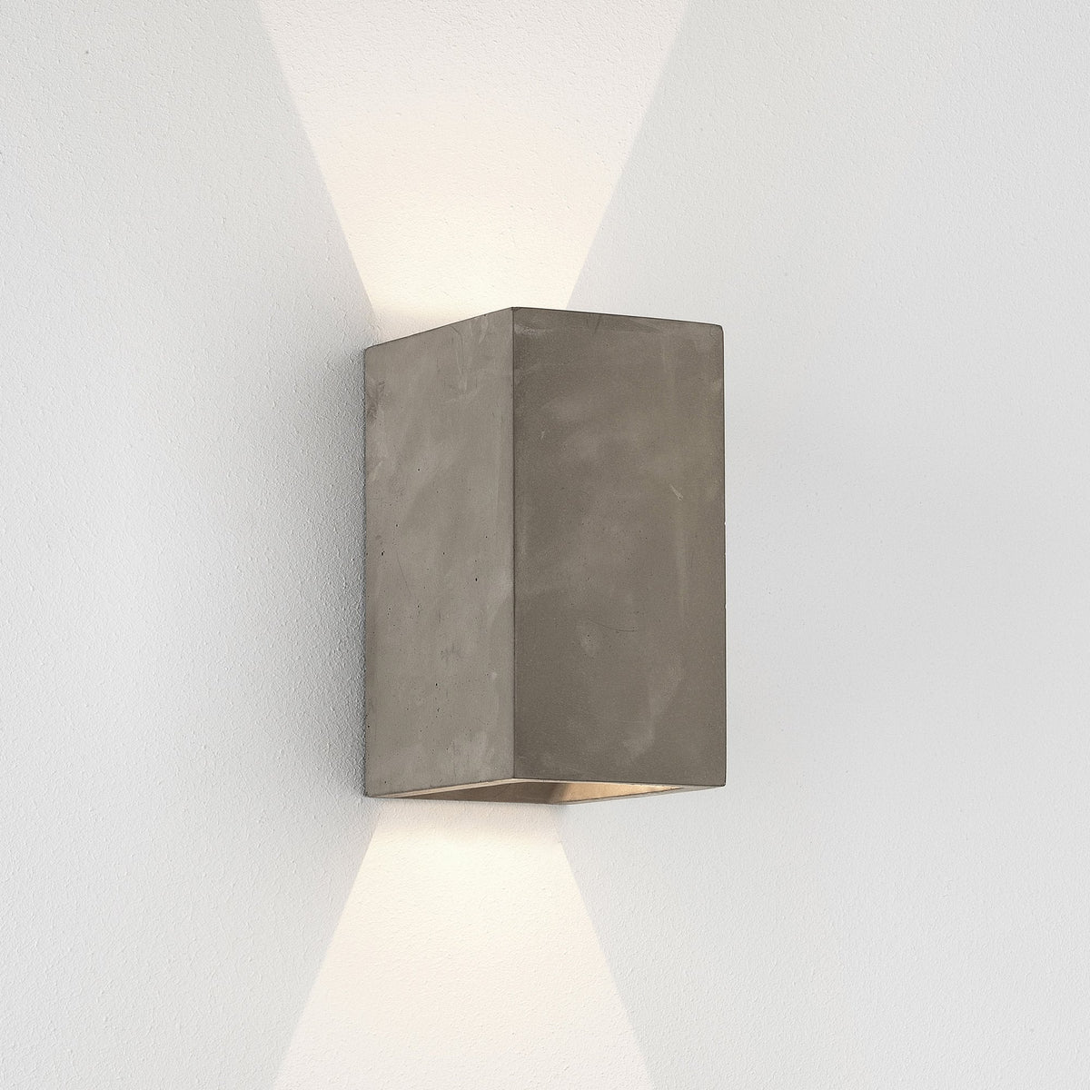 Oslo 160 LED IP65 Exterior Wall Light in Concrete