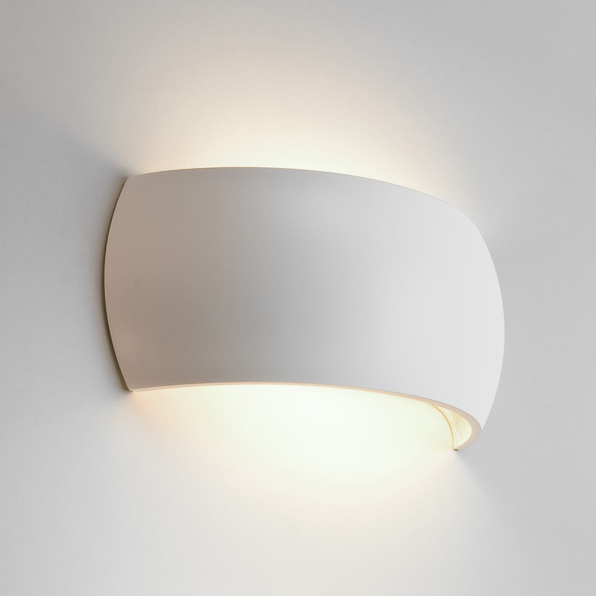 Milo 300 Ceramic Wall Light in White