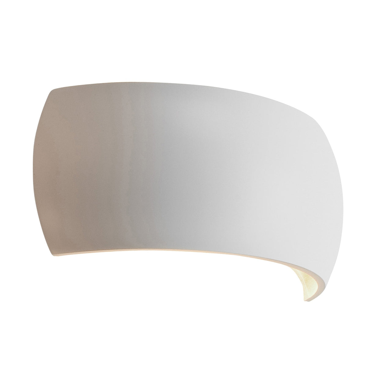 Milo 300 Ceramic Wall Light in White