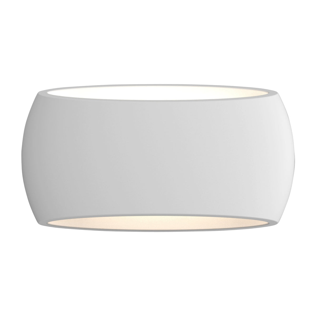 Aria 300 White Plaster Wall Light