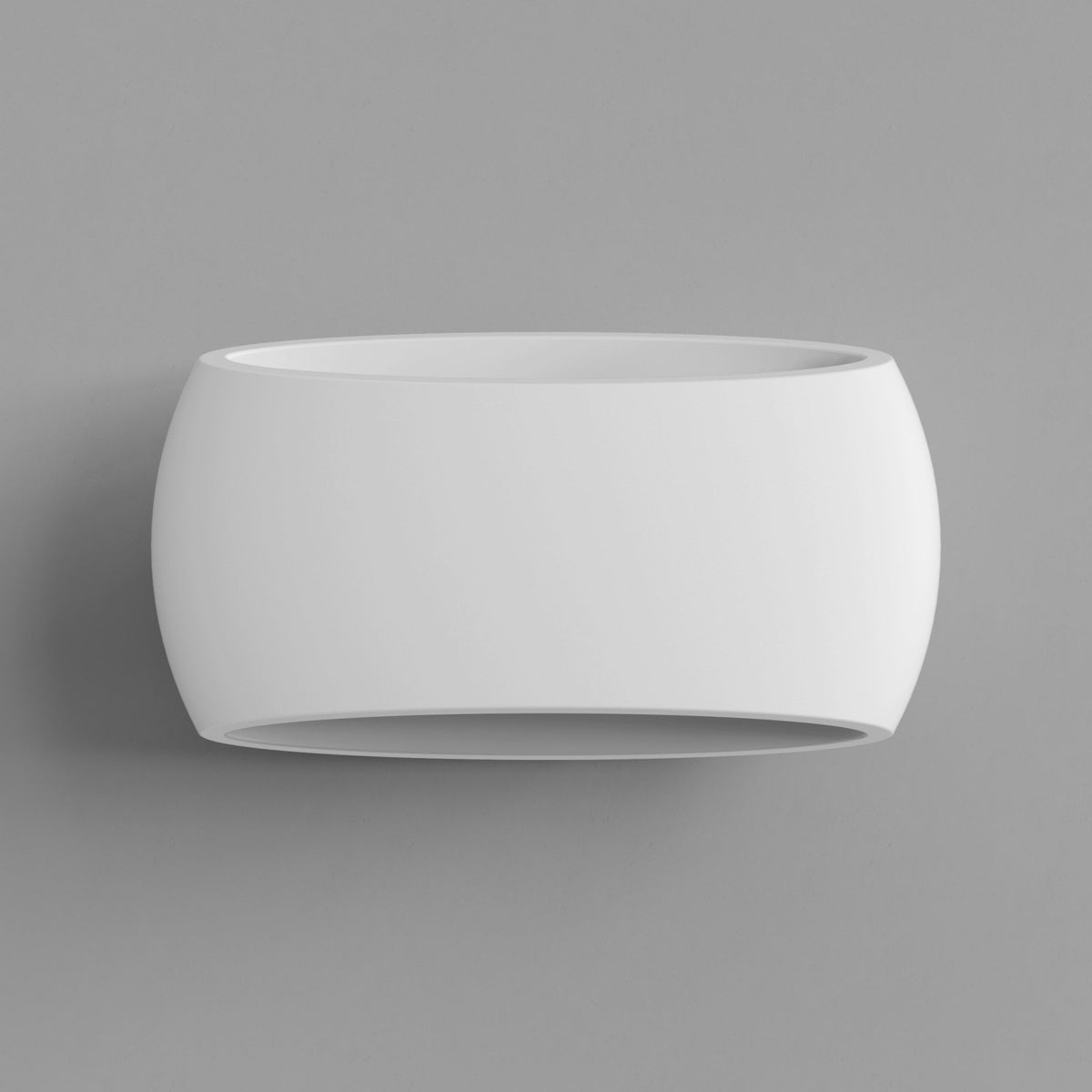 Aria 300 White Plaster Wall Light