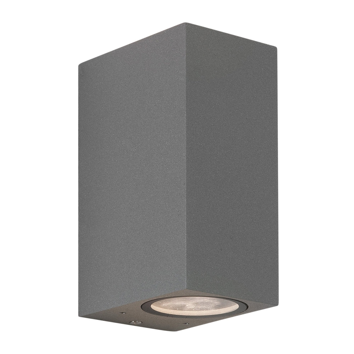Chios 150 IP44 Exterior Up and Down Wall Light in Grey