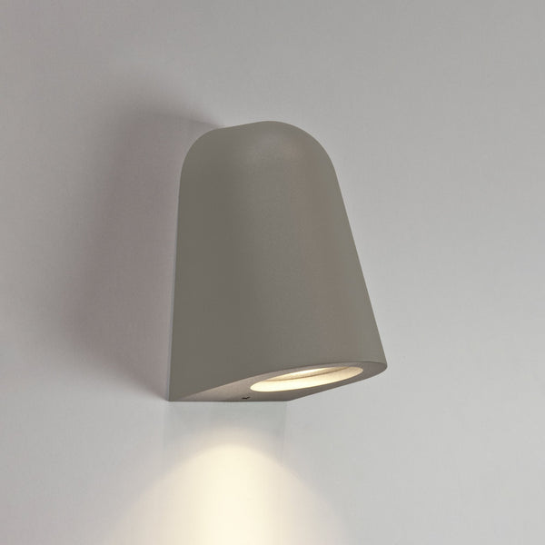 Mast IP65 Textured Grey Exterior Wall Light
