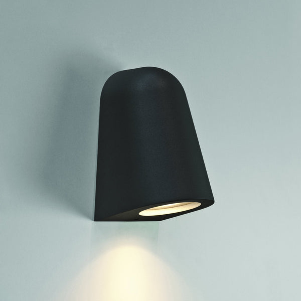 Mast IP65 Black Exterior Wall Light
