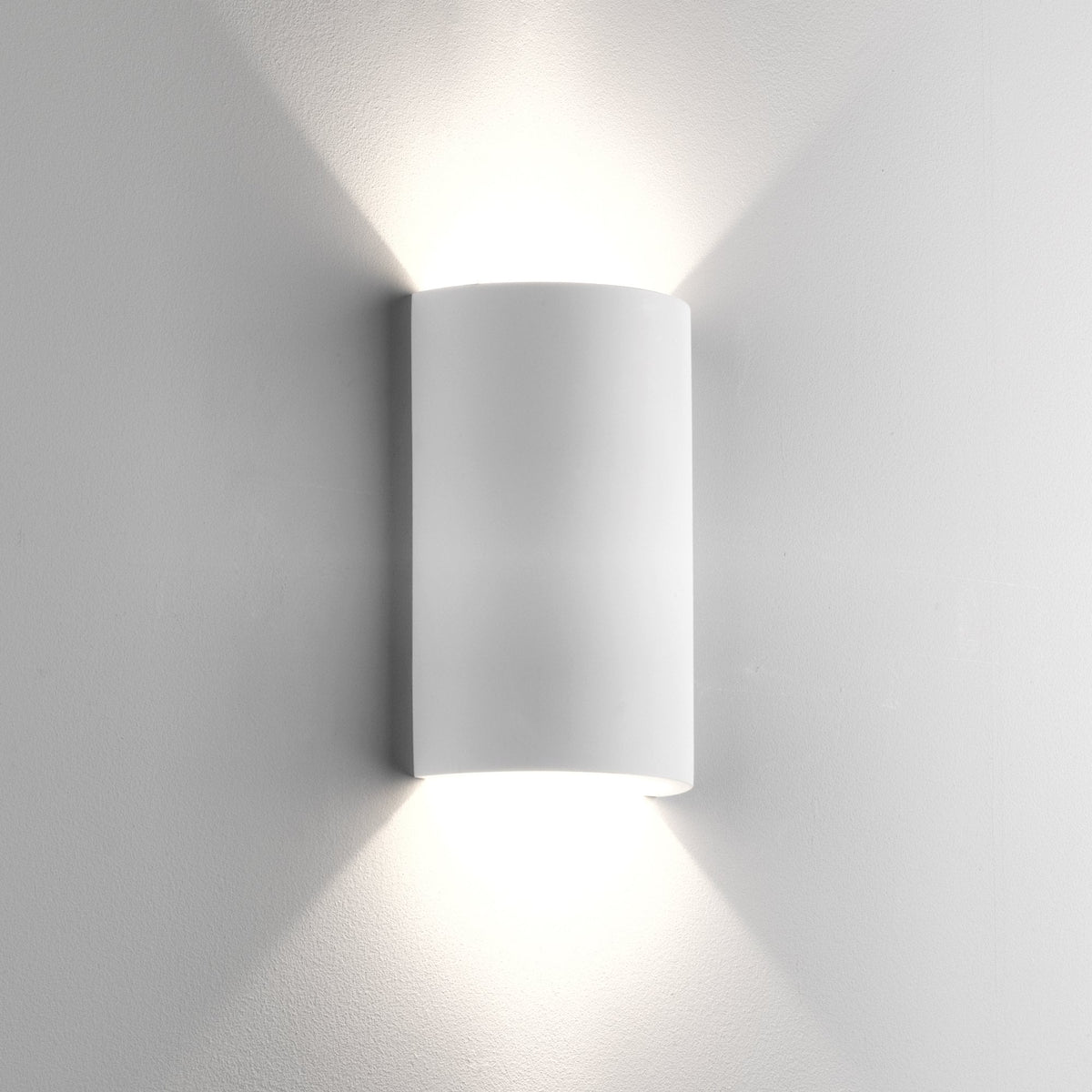 Serifos 220 White Plaster Wall Light