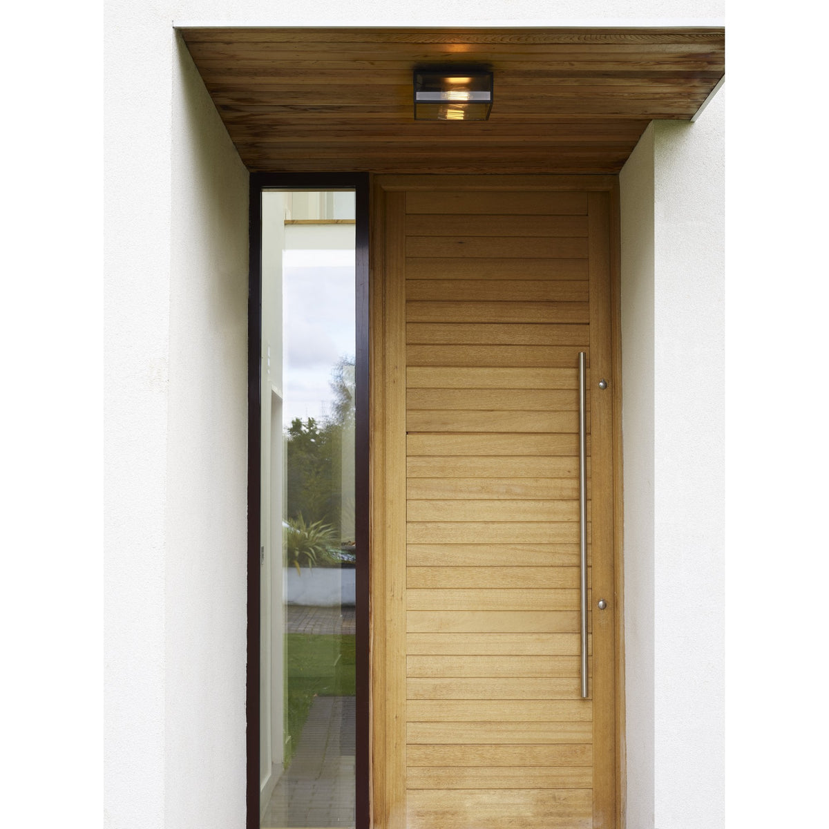 Bronte Ceiling Light in Black with Clear Glass