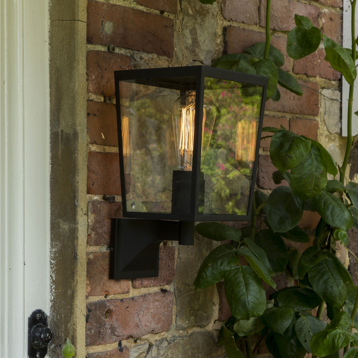 Farringdon Black IP44 Exterior Wall Light
