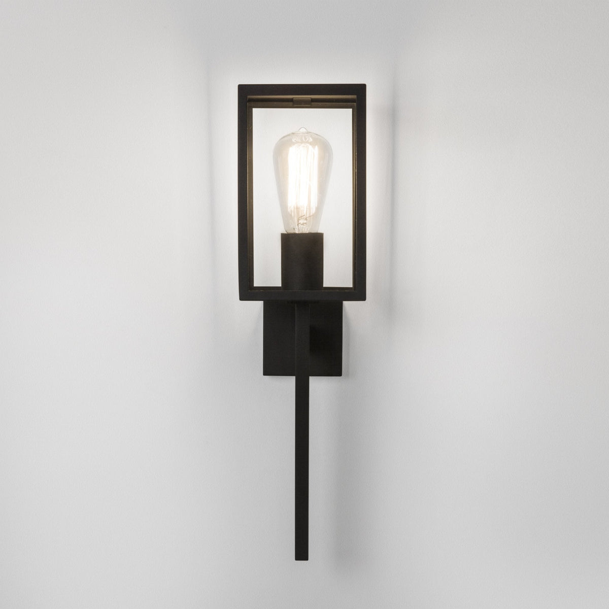 Coach 130 Exterior Wall Light in Black