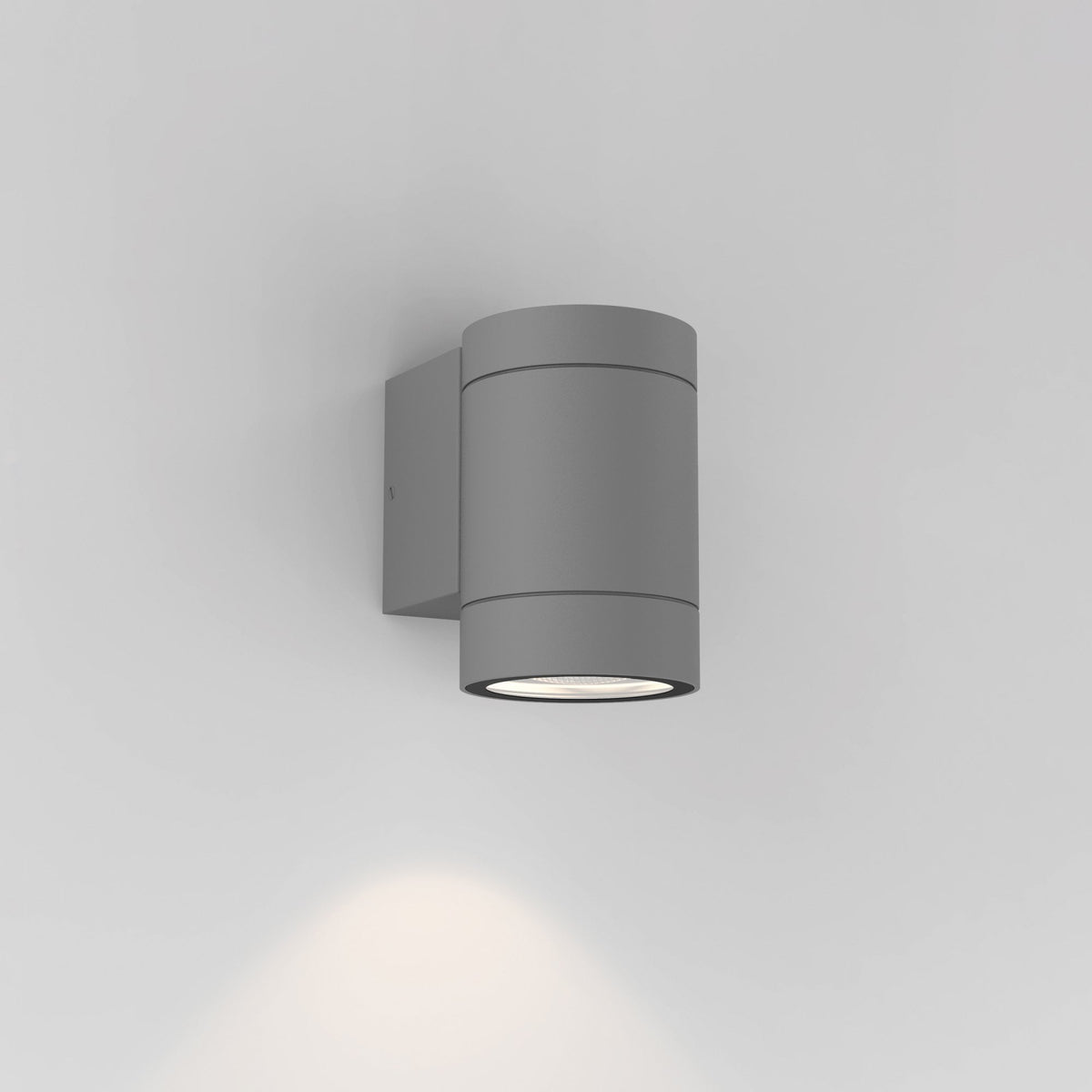 Dartmouth Single GU10 IP54 Exterior Wall Light in Grey