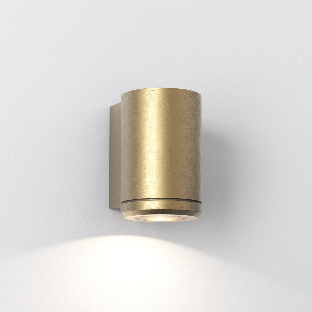 Jura Single Exterior Solid Brass Wall Light