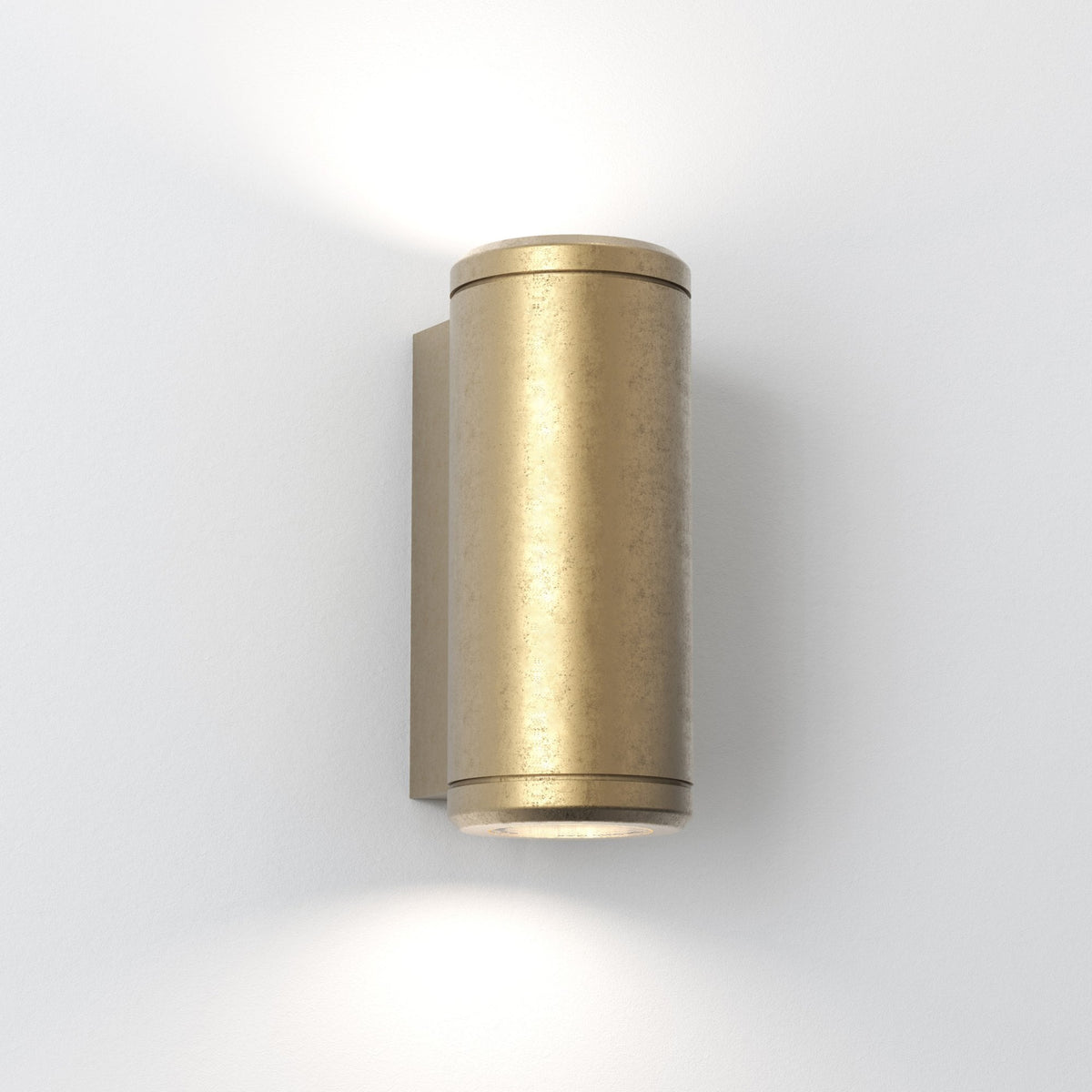 Jura Twin Exterior Solid Brass Wall Light