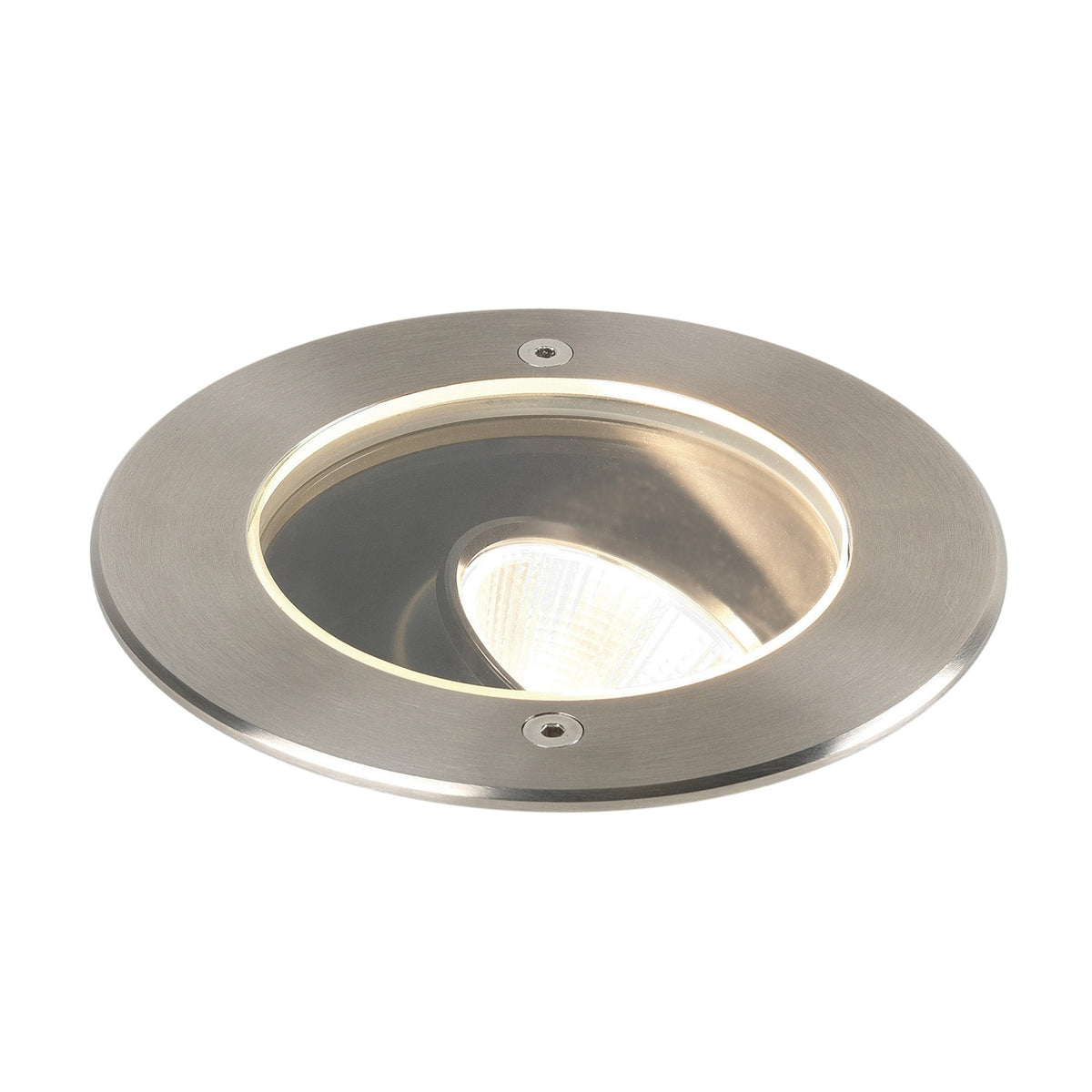 Cromarty 120 LED Adjustable Exterior Ground Light in Brushed Stainless Steel