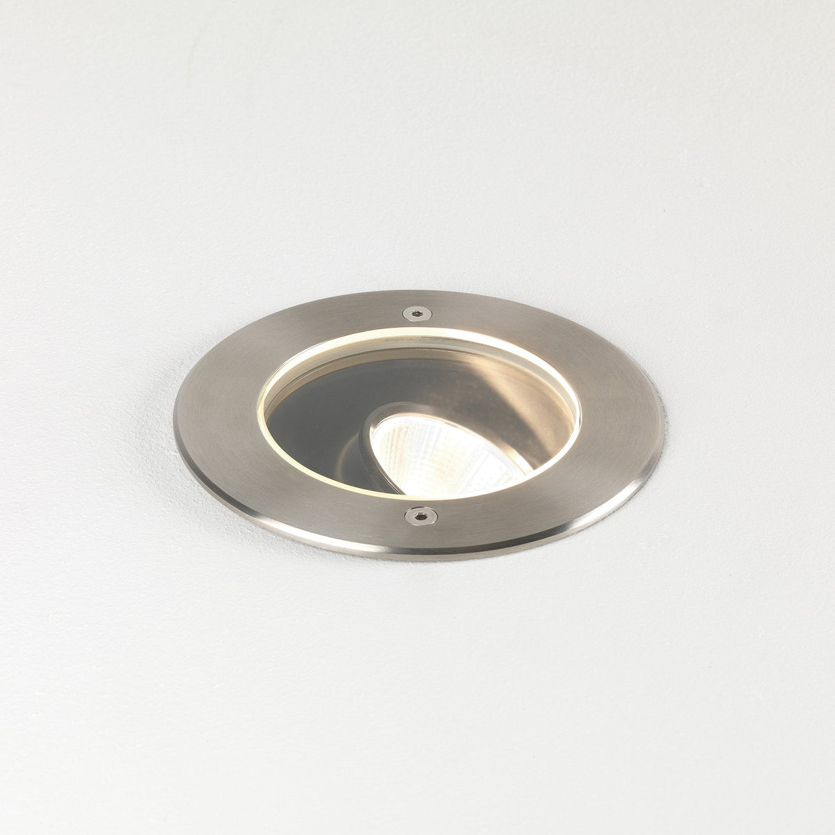 Cromarty 120 LED Adjustable Exterior Ground Light in Brushed Stainless Steel